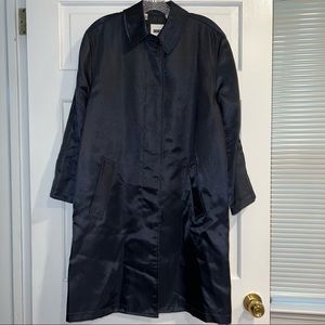 Black DKNY Long Light Jacket